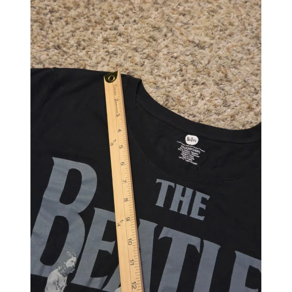 The Beatles Abbey Road Graphic T-Shirt Women's Size 3X (22/24W) Black - Picture 8 of 8